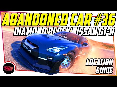 NEED FOR SPEED PAYBACK Abandoned Car 36 -  Mitko Vasilev's Diamond Block Nissan GT-R Premium
