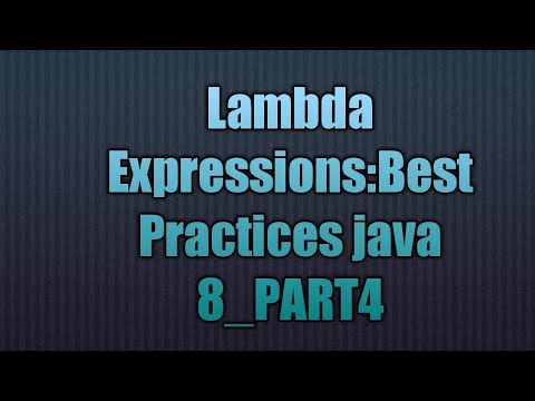 Lambda Expressionsbest Practices Java 8_part4
