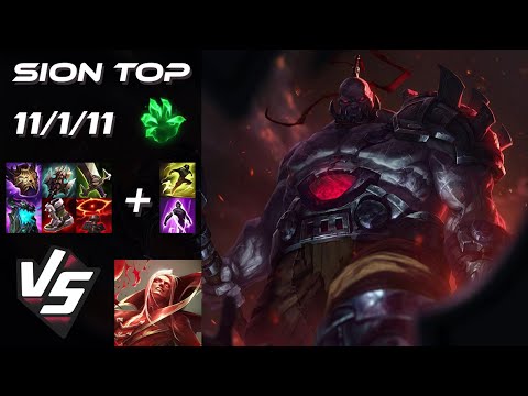 TOP Sion vs Vladimir - EU Challenger Patch 25.S2.5