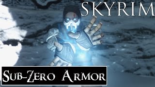 Skyrim Mods: The Cryomancer - Mortal Kombat Sub-Zero Armor