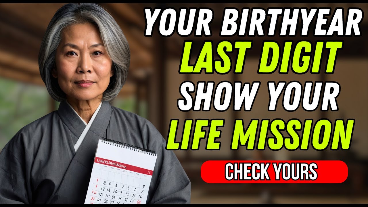 What The Last Digit of Your Birth Year Says about your Life's Mission ✨Buddhist Teachings