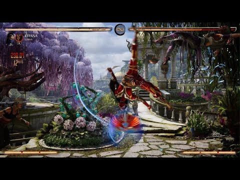 Kitana 44% Flashy Corner Combo w/ Sonya Kameo (MK1)