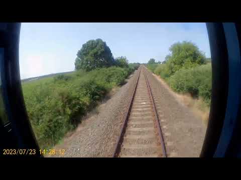 [Full HD] vonalvídeo 50-es vasutvonal Dombovár-Bátaszék (eredeti hang és sebesség)
