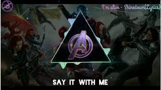 I&#39;m Alive - Shinedown (Lyrics)
