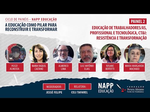 Educação de trabalhadores/as, profissional e tecnológica, CT&I: resistêncoa e transformação