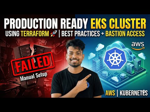 Production Ready EKS Cluster using Terraform | Best Practices + Bastion Access | AWS | Kubernetes