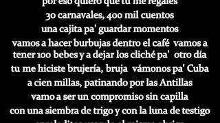 un beso de desayuno letra oficial