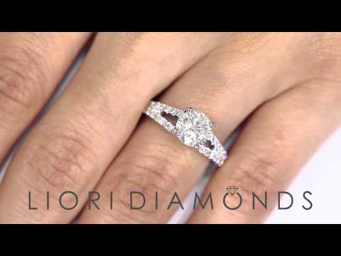ER-SOLD-228 - 2.02 Carat G-SI2 Certified Natural Round Diamond Engagement Ring 18k White Gold