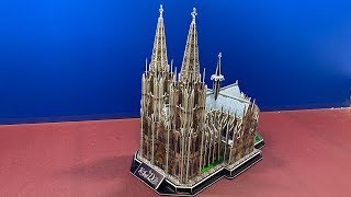 DIY Craft Instruction 3D Puzzle CubicFun COLOGNE CATHEDRAL