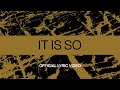 It Is So | Official Lyric Video | At Midnight | Elevation Worship