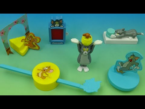 2024 TOM and JERRY set of 6 BURGER KING COLLECTIBLES VIDEO REVIEW