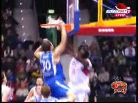 Ron Lewis Dunks On Ventspils (12/1/09)