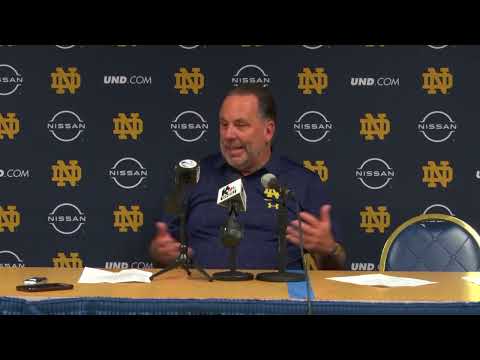 Mike Brey Postgame Press Conference vs. Boston University | Notre Dame Men's Basketball