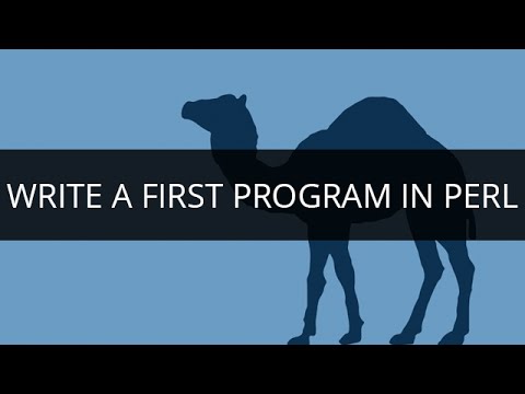 Write a first Program in PERL | Learn PERL Programming | PERL Tutorial for Beginners | Edureka