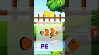 Família Silábica do P - PA, PE, PI, PO, PU #shorts