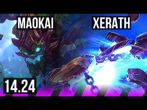 MAOKAI & Jhin vs XERATH & Zeri (SUP) | KR Diamond | 14.24