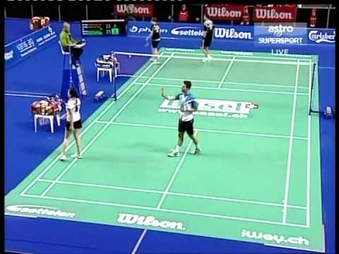 swiss open 2011 Final Joachim Fischer Nielsen Christinna Pedersen vs Nathan Robertson Jenny Wallwork Swiss Open 20111