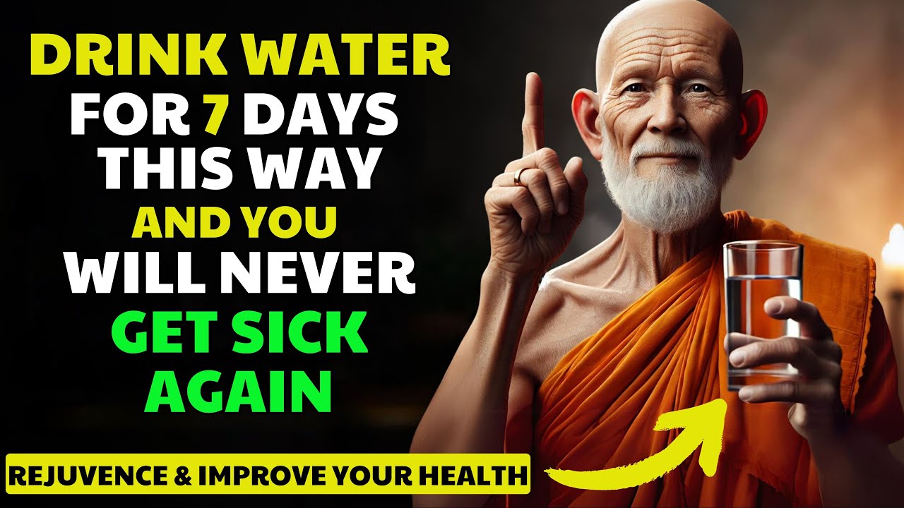 99% of People DO NOT KNOW the Correct Way to Drink Water | Buddhist Teachings