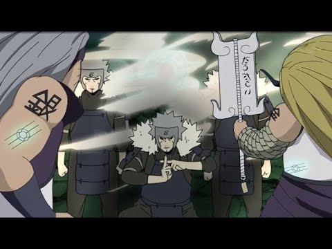 Tobirama vs Kinkaku and Ginkaku (animation)