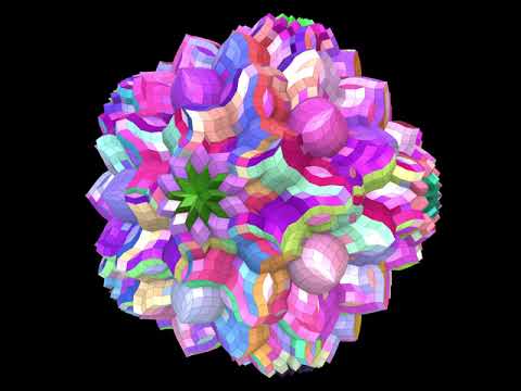 Floral design with rhombs - YouTube