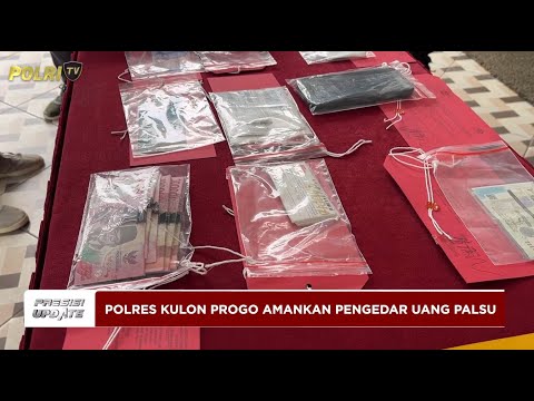 PRESISI UPDATE : POLRES KULON PROGO UNGKAP KASUS PEREDARAN UANG PALSU 26/04/2025 (14.00)