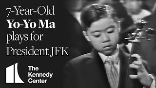 7-Year-Old Cellist Prodigy Yo-Yo Ma&#39;s Debut Performance for President JFK | The Kennedy Center