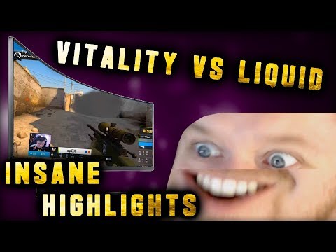 REACTING TO VITALITY VS LIQUID INSANE MATCH HIGHLIGHTS (DUST2)