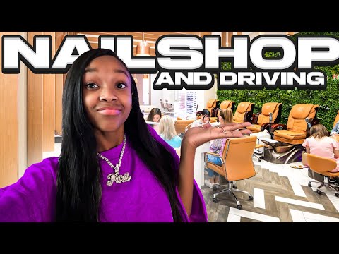 SPEND THE DAY WITH ME - DRIVING I NAIL SHOP l SHOPPING