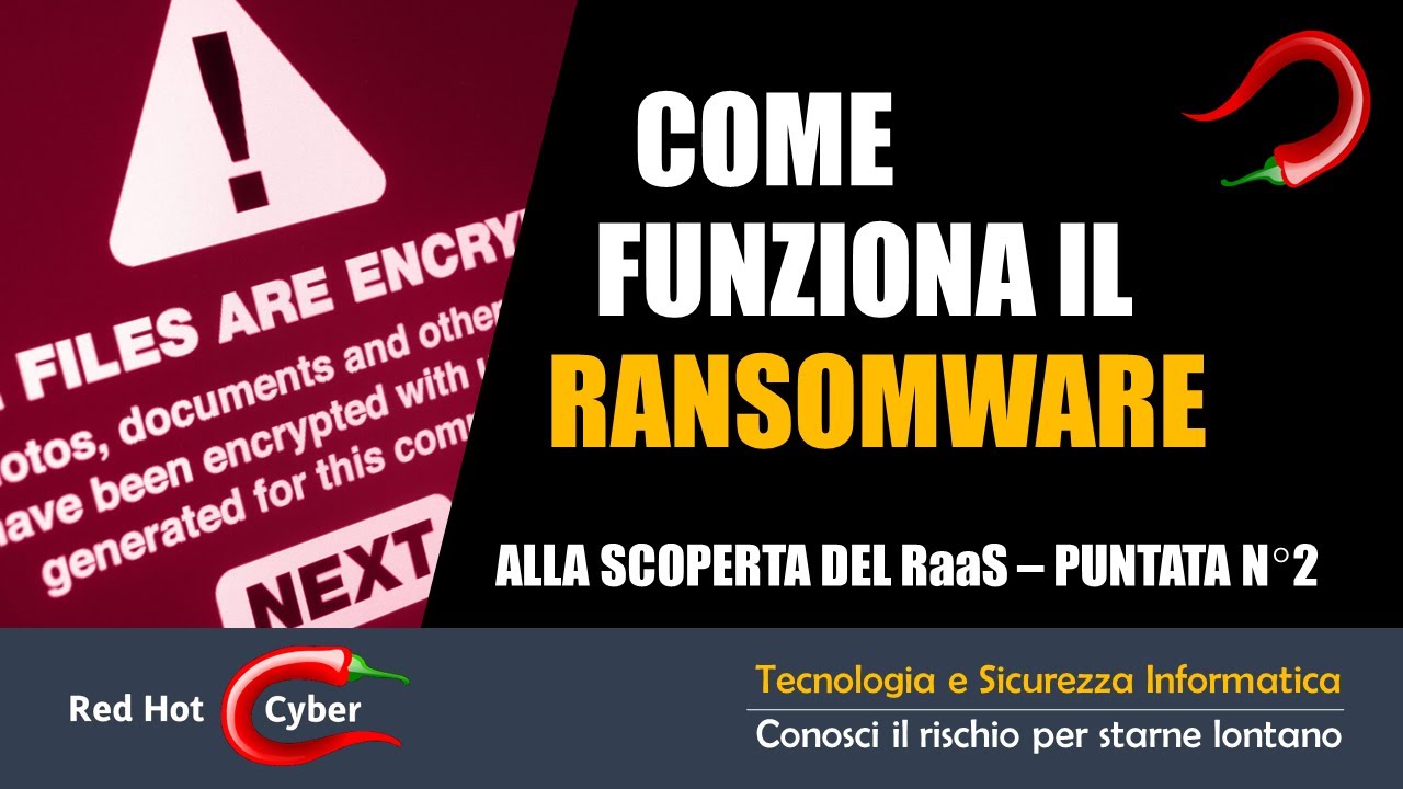 Guida al ransomware: cos'è il RaaS (Ransomware as a Service ) -  seconda puntata