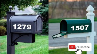 iSYFIX - Black Vinyl Numbers Stickers - 6 Inch Self Adhesive - 2 Sets - Premium Decal Die Cut. 🔢