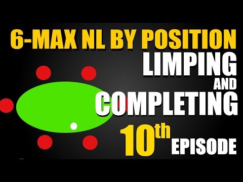 6-Max NL By Position: Part 10 -  Limping and Completing