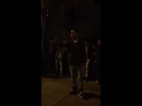 Esperma vs Joro - Exibicion en la plaza de Pro