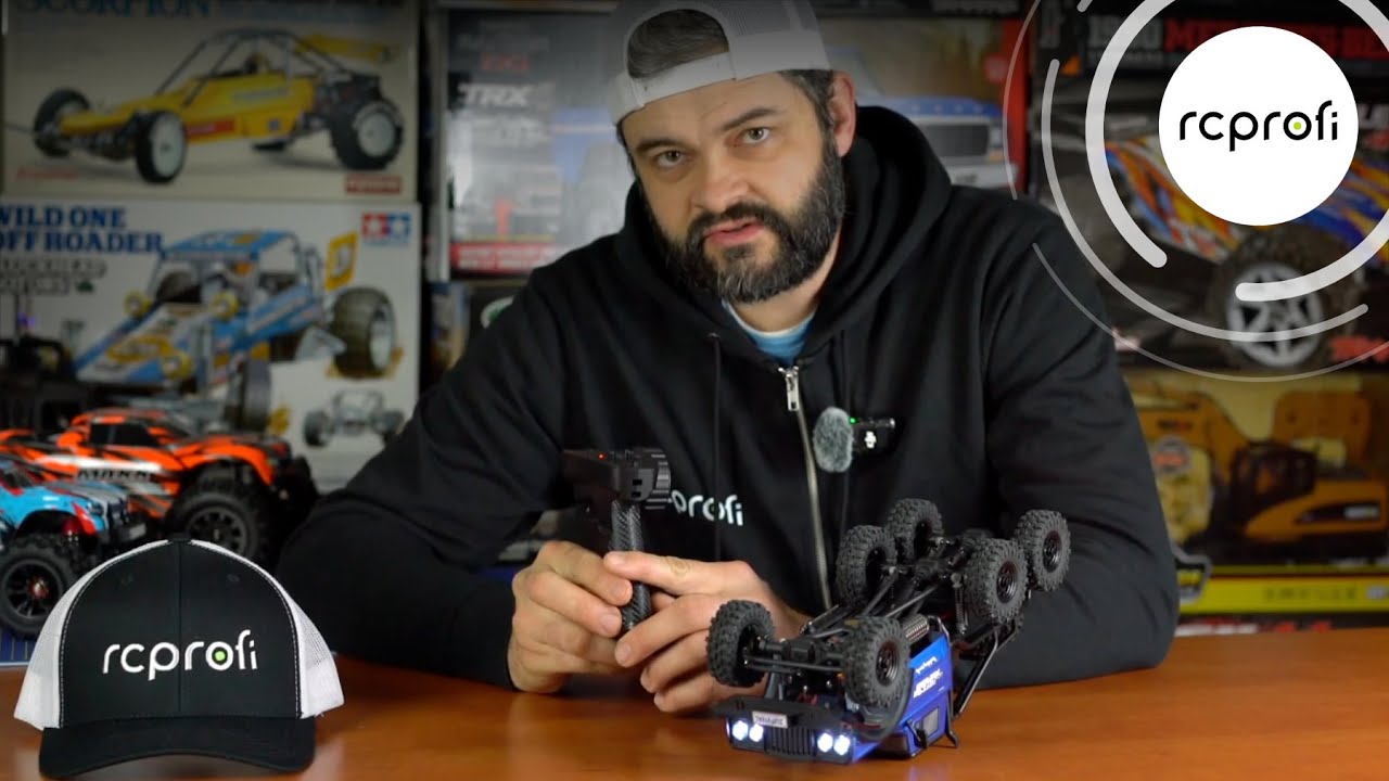 RTR HOBBYTECH CRX18 Truck Trail 1/18, 6wd, krátká verzia – oranžový