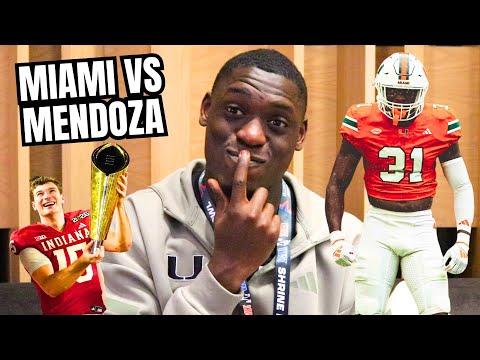 "Mendoza was the BEST!" Miami LB Wesley Bissainthe keeps it real on Indiana National Championship