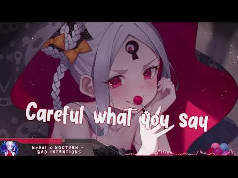 Nightcore - BAD INTENTIONS - (Lyrics)