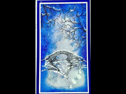 Lavinia stamps - Fairy bridge in the snow