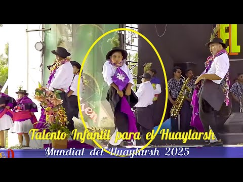 Niño talento brilla con el Huaylarsh Antiguo y cautiva al público - Mundial Huaylas 2025, Lima Perú