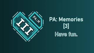 Cover art for PA: Memories [3]