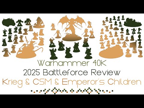 Warhammer 40K 2025 Battleforce Review | Krieg, CSM & EC | Savings, Points, Upgrades & More