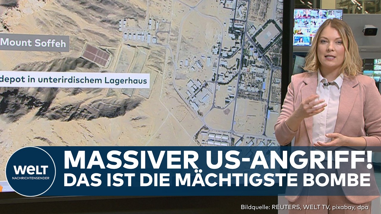 KRIEG GEGEN MULLAHS: Feuerball über Iran! US-Angriff erschüttert Isfahan | Bunkerbrecher