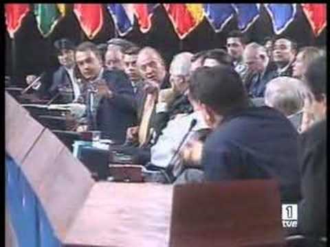 The King to Chávez: 'Why don't you shut up?' (TVE News)