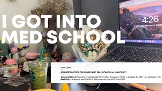 dream med school acceptance 🌥 | 4 healthy habits to instil, productive vlog