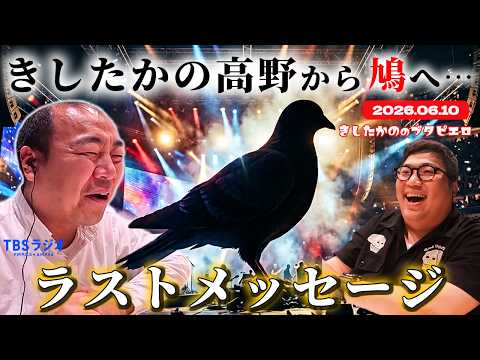 「高野から鳩へ…ラストメッセージ」きしたかののブタピエロ 2026年6月10日放送