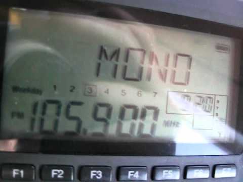 FM DX in Airplane -  105.9 FM probably Hit Radio FFH - Frankfurt, Germany (Großer Feldberg TX)