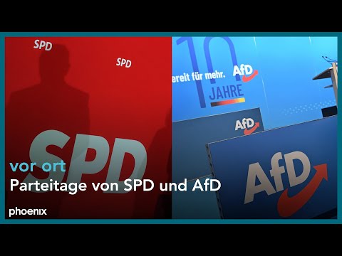phoenix vor ort: Parteitage von SPD und AfD | 11.01.2025
