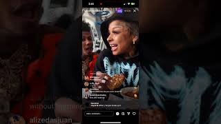 BlueFace and ChriseanRock | Mukbang😂 2/18/23