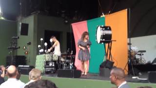 PURITY RING &quot;Ungirthed&quot; LIVE @ Celebrate Brooklyn
