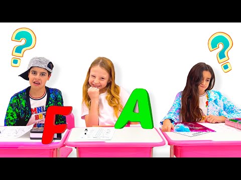 Nastya demuestra que el conocimiento en la escuela es lo más importante