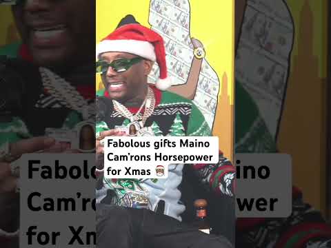 Fabolous shows support of Camron for Xmas #fabolous #camron
