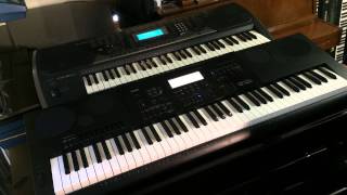 Video thumbnail for Kris Nicholson Demos The CASIO CTK 811ex Re Born into the WK 7600 by KMNKeyboardVault